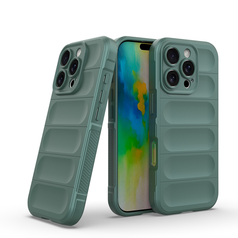 Apple iPhone 16 Pro Case Flexible TPU Hollow Back Surface Design Zore Ethnic Silicone Cover - 16