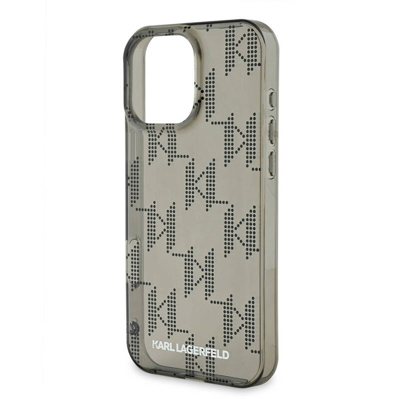 Apple iPhone 16 Pro Case Karl Lagerfeld Original Licensed Pattern Cord Cover - 6