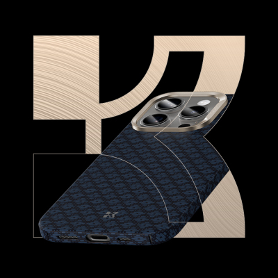 Apple iPhone 16 Pro Case M-Safe Charging Feature Benks ArmorAir ArmorGrid Series Kevlar Cover - 12