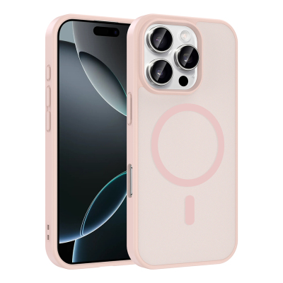 Apple iPhone 16 Pro Case M-safe Charging Feature Zore Ballet Flat Cover - 3