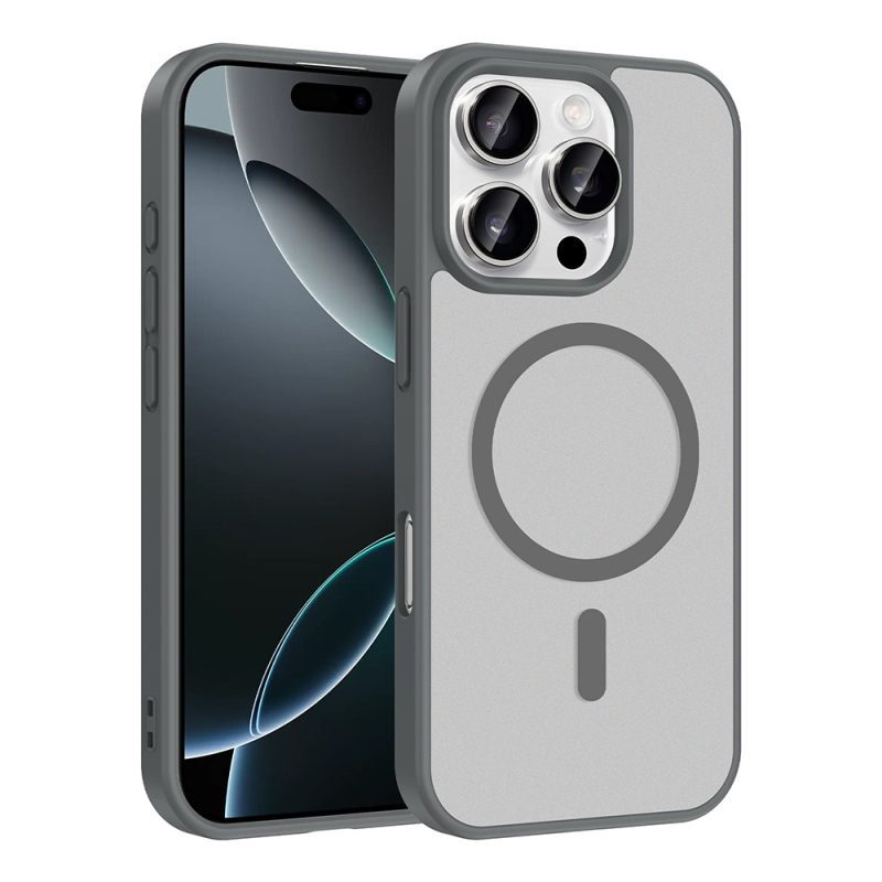 Apple iPhone 16 Pro Case M-safe Charging Feature Zore Ballet Flat Cover - 4