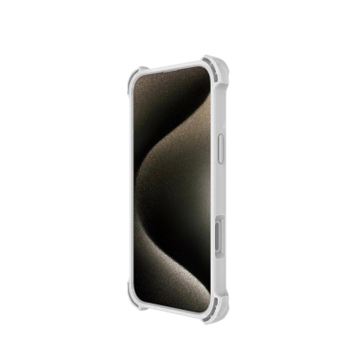 Apple iPhone 16 Pro Case Magsafe Charging Feature Raptic Dual Series Transparent Stand Cover - 21