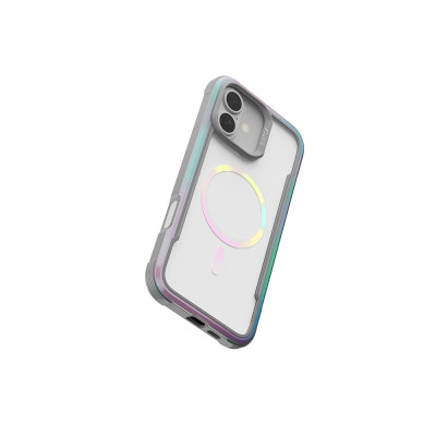 Apple iPhone 16 Pro Case Magsafe Charging Featured Airbag Raptic Shield 2.0 Series Transparent Back Surface Cover - 21