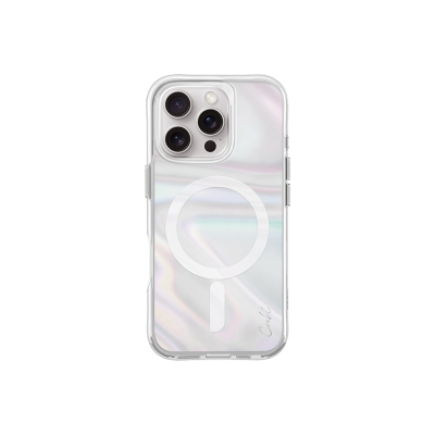 Apple iPhone 16 Pro Case Magsafe Charging Featured Holographic Transparent Back Surface Coehl Savon Cover - 1