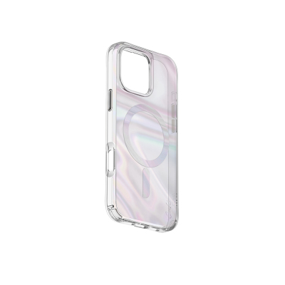 Apple iPhone 16 Pro Case Magsafe Charging Featured Holographic Transparent Back Surface Coehl Savon Cover - 5