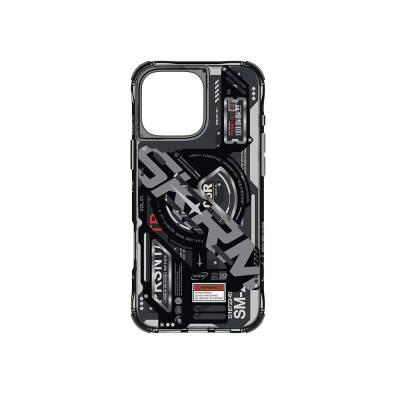 Apple iPhone 16 Pro Case Magsafe Charging Featured Layered Machine Themed SkinArma Ekho Cover - 6