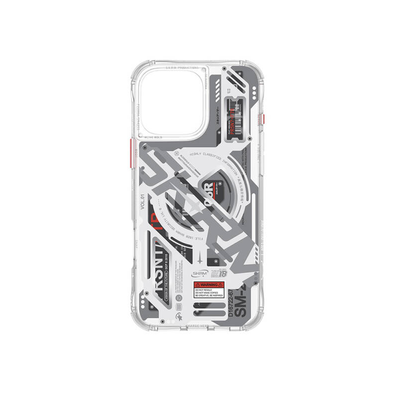 Apple iPhone 16 Pro Case Magsafe Charging Featured Layered Machine Themed SkinArma Ekho Cover - 9