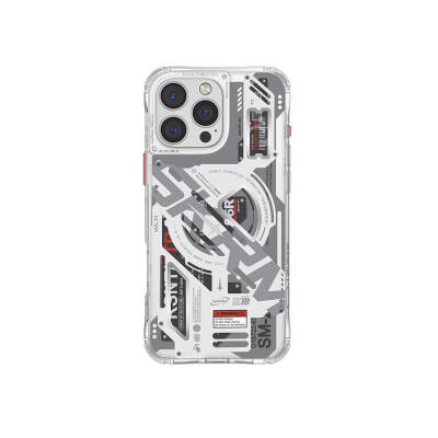 Apple iPhone 16 Pro Case Magsafe Charging Featured Layered Machine Themed SkinArma Ekho Cover - 3