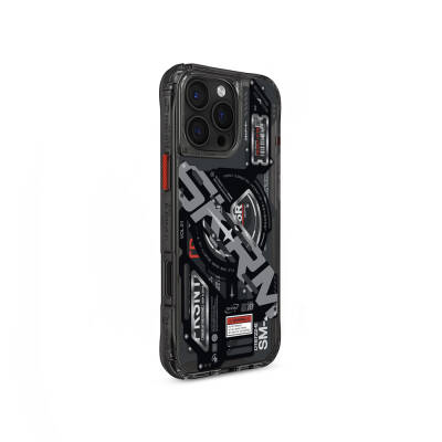 Apple iPhone 16 Pro Case Magsafe Charging Featured Layered Machine Themed SkinArma Ekho Cover - 4