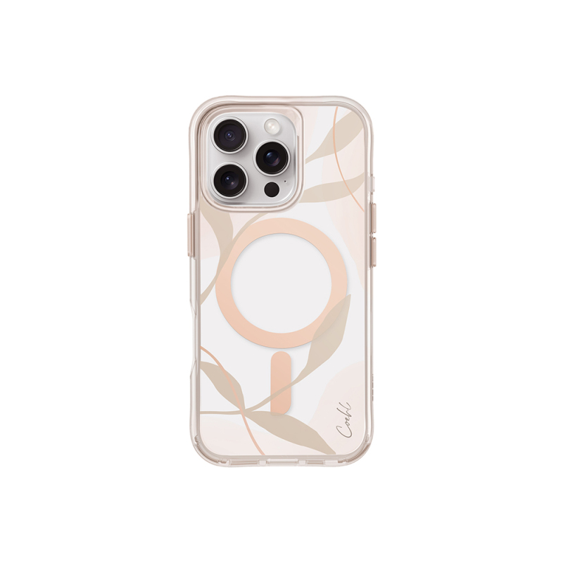 Apple iPhone 16 Pro Case Magsafe Charging Featured Transparent Back Surface Coehl Verdure Cover - 1