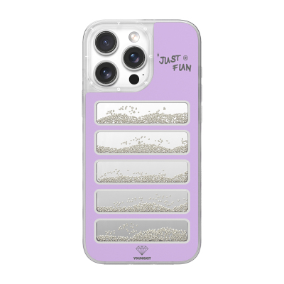 Apple iPhone 16 Pro Case Mirrored and Beaded Design Youngkit Jump Series Cover - 4