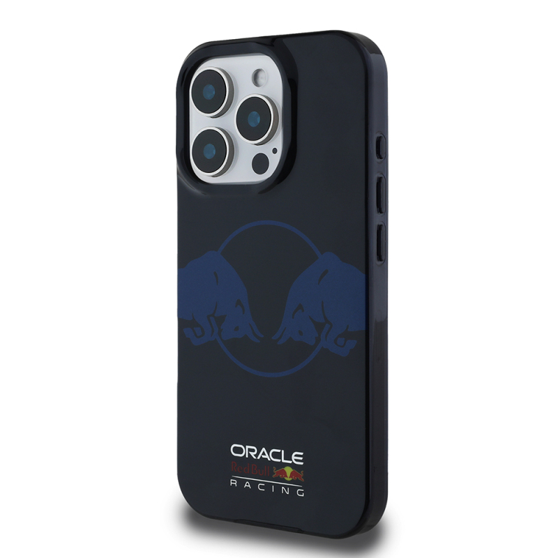 Apple iPhone 16 Pro Case Redbull Original Licensed Magsafe Charging Featured IML Double Bull Printed Hard PC Cover - 3