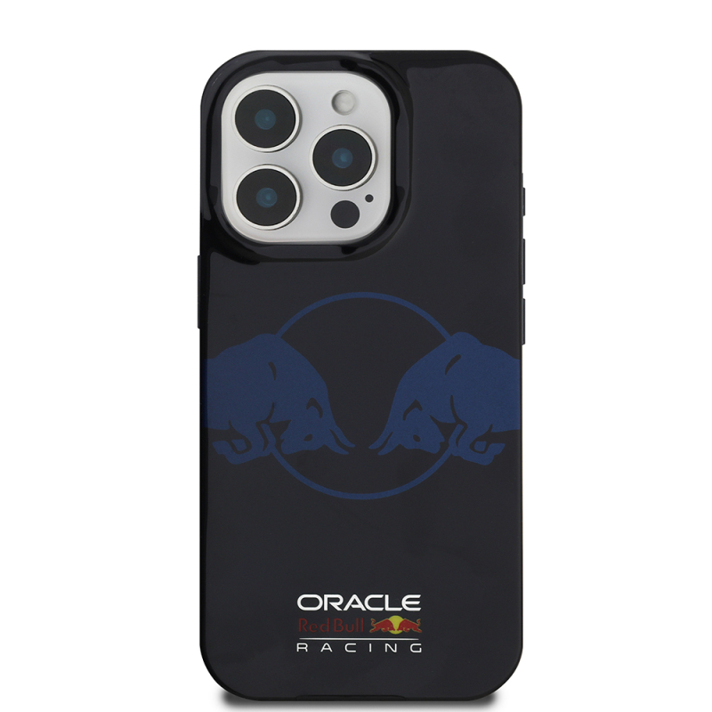 Apple iPhone 16 Pro Case Redbull Original Licensed Magsafe Charging Featured IML Double Bull Printed Hard PC Cover - 1