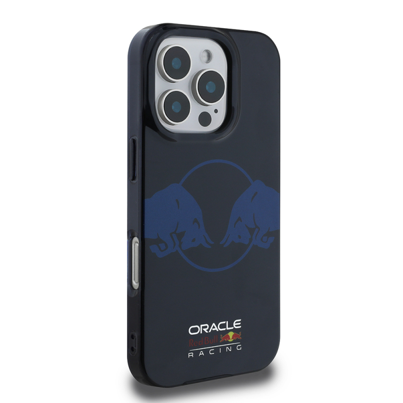 Apple iPhone 16 Pro Case Redbull Original Licensed Magsafe Charging Featured IML Double Bull Printed Hard PC Cover - 4