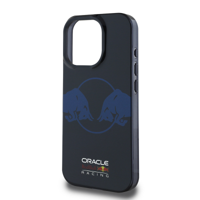 Apple iPhone 16 Pro Case Redbull Original Licensed Magsafe Charging Featured IML Double Bull Printed Hard PC Cover - 5