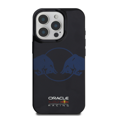 Apple iPhone 16 Pro Case Redbull Original Licensed Magsafe Charging Featured IML Double Bull Printed Hard PC Cover - 2