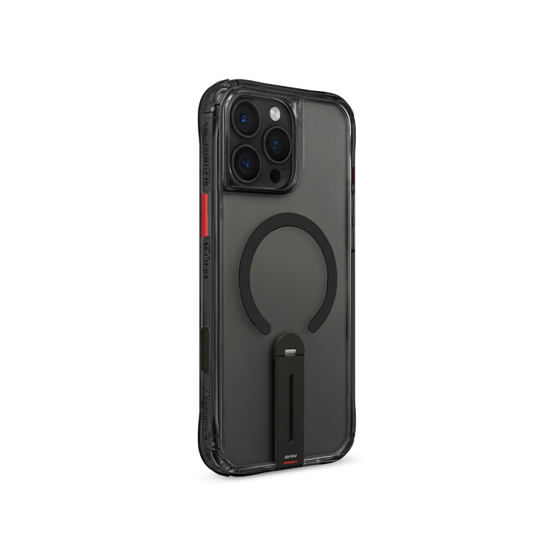 Apple iPhone 16 Pro Case Skinarma Helix Cover with Magsafe Charging Feature and 360 Degree Rotatable Stand - 6