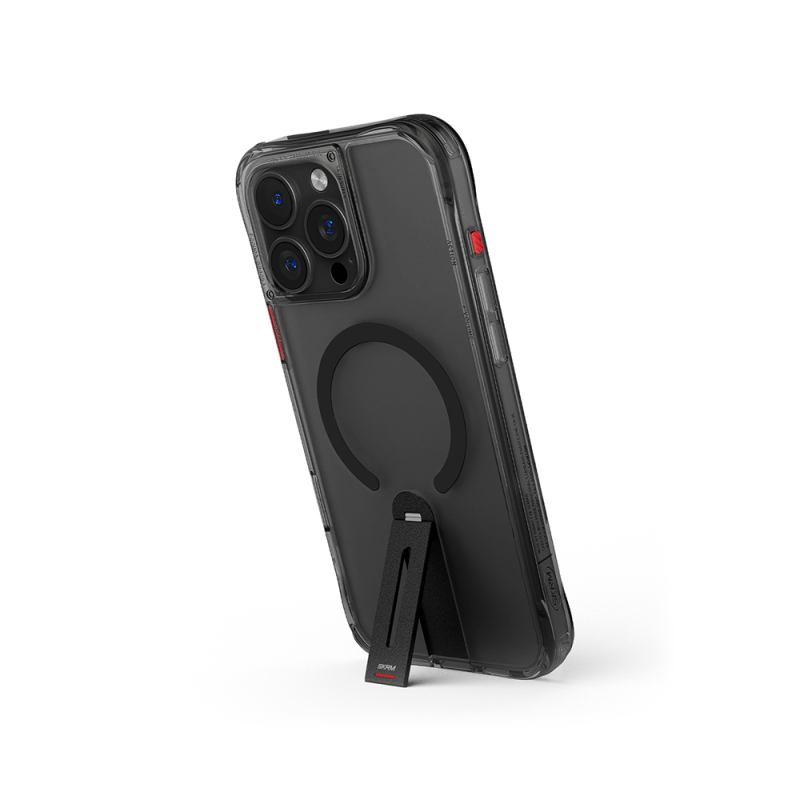 Apple iPhone 16 Pro Case Skinarma Helix Cover with Magsafe Charging Feature and 360 Degree Rotatable Stand - 7