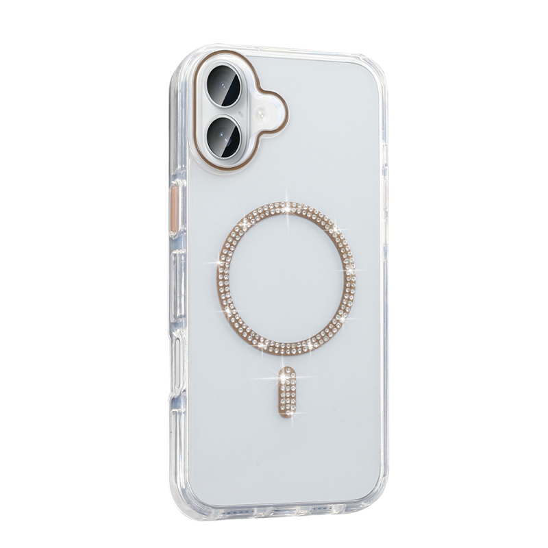 Apple iPhone 16 Pro Case Stone Design M-safe Charging Feature Zore Koment Silicone Cover - 5