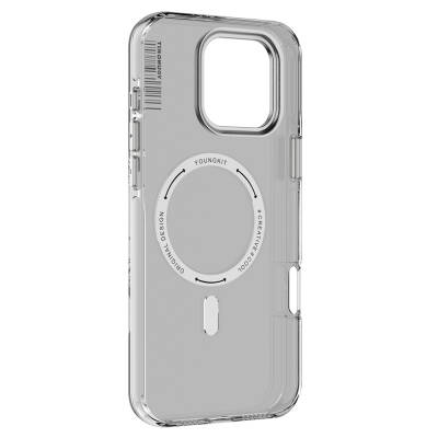 Apple iPhone 16 Pro Case Transparent Youngkit Crystal Shield Series Cover Magsafe Charging Feature - 9