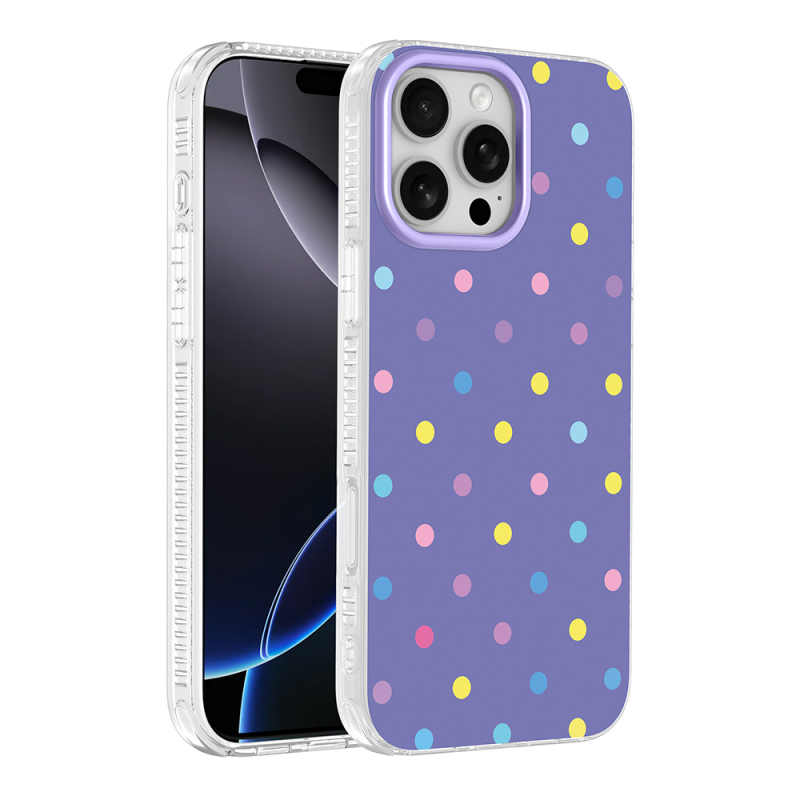 Apple iPhone 16 Pro Case with Airbag Design Zore Potik Hard PC Cover - 3