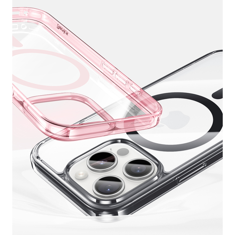 Apple iPhone 16 Pro Case with M-safe Charging and Airbag, Transparent, Benks LucentPro Series Cover - 5