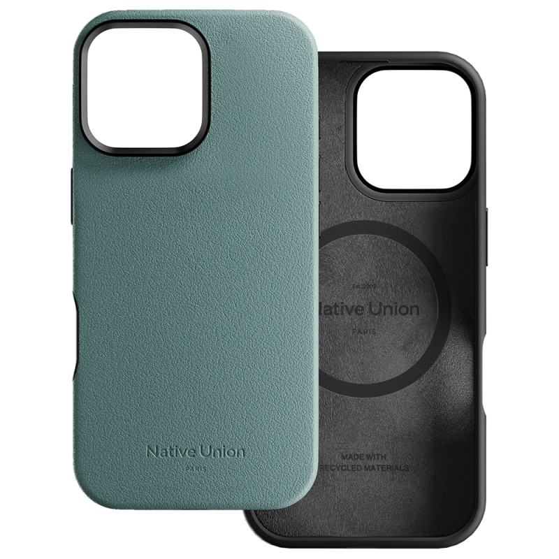 Apple iPhone 16 Pro Case with M-safe Charging Feature, Leather Look, Native Union 2024 Active Series Cover - 5