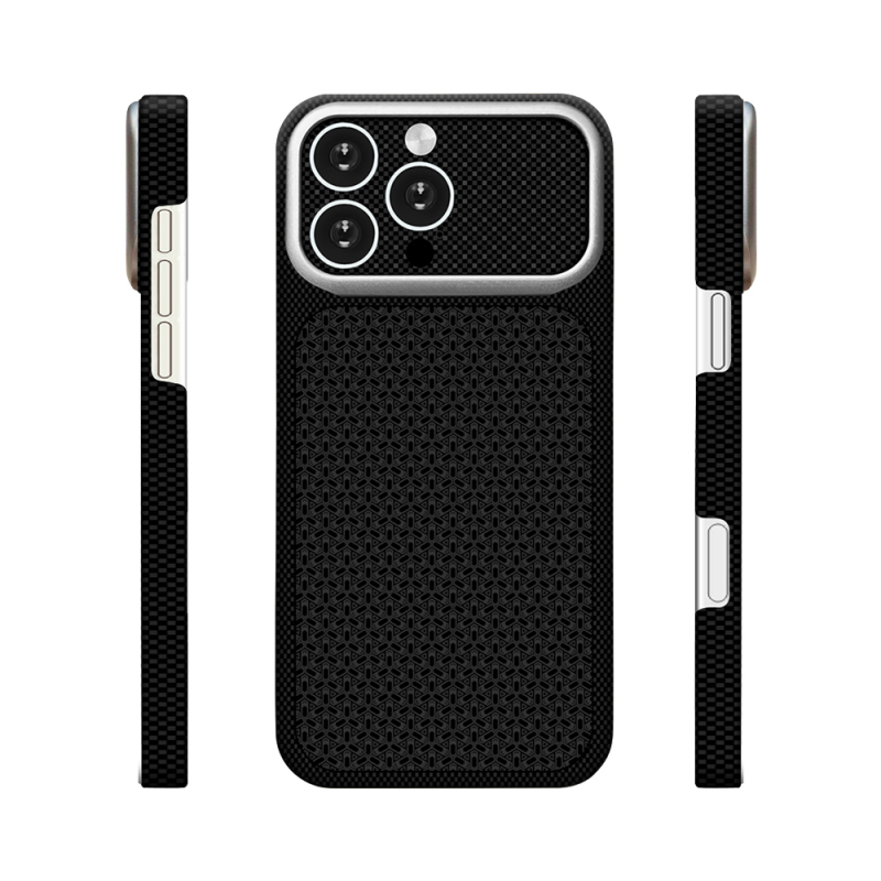 Apple iPhone 16 Pro Case with M-Safe Charging Feature, Zore Paris Nexel Hard PC Cover - 5
