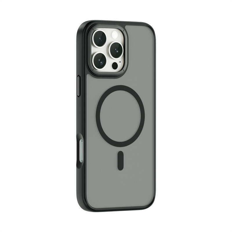 Apple iPhone 16 Pro Case Wiwu FGG-012 ArmorPro Series Magsafe Charging Featured Fingerprint-Free Case - 5