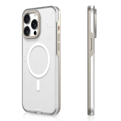 Apple iPhone 16 Pro Case Youngkit Mecha Cover with Magsafe Charging Feature and Removable Back Surface - 1