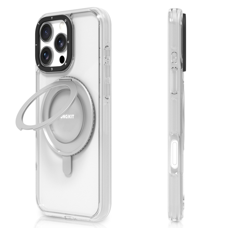 Apple iPhone 16 Pro Case Youngkit Pivot Series Cover with Magsafe Charging Feature and Finger Ring Stand - 1