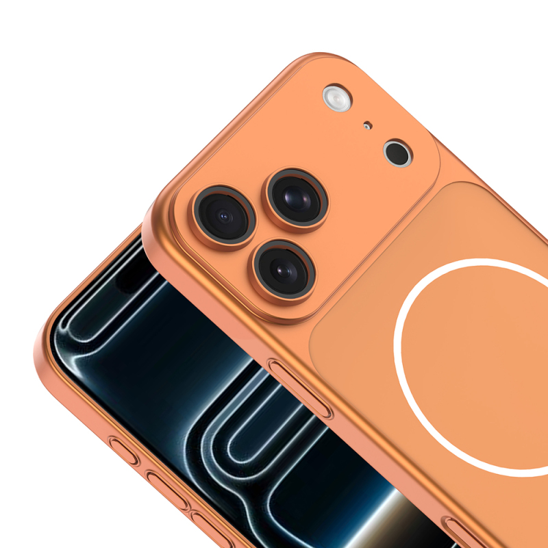 Apple iPhone 16 Pro Case Zore M-Safe Charging Camera Protection Spark Cover - 8