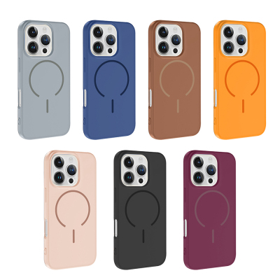 Apple iPhone 16 Pro Case Zore Meta Cover with M-safe Charging Feature - 23