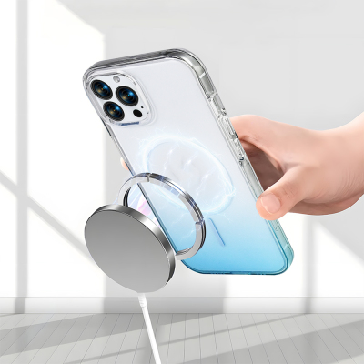 Apple iPhone 16 Pro Case Zore Septic Silicone Cover M-Safe Charging Feature - 14