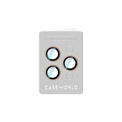 Apple iPhone 16 Pro CaseWorld Alloy Two-Color Serisi Lens Koruyucu - 18