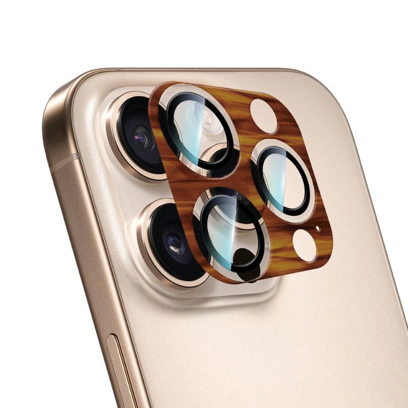 Apple iPhone 16 Pro CaseWorld Crystal Color Serisi Full Kamera Lens Koruyucu - 13