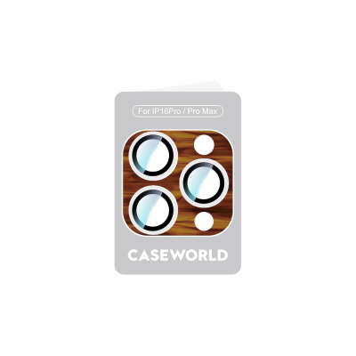 Apple iPhone 16 Pro CaseWorld Crystal Color Serisi Full Kamera Lens Koruyucu - 14