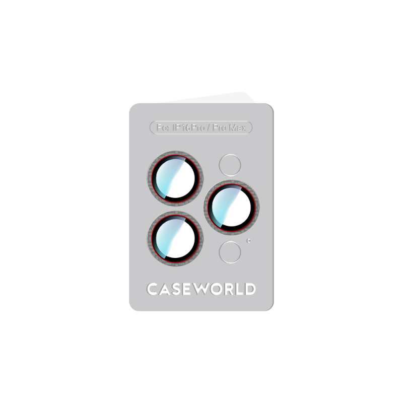 Apple iPhone 16 Pro CaseWorld Karbon Fiber Serisi Anti Reflective Ultra Clear Kamera Lens Koruyucu - 11
