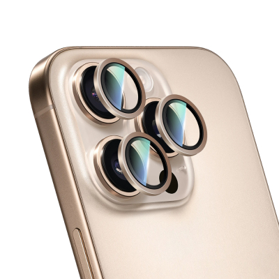 Apple iPhone 16 Pro CaseWorld Sapphire Serisi Anti Reflective Lens Koruyucu - 11