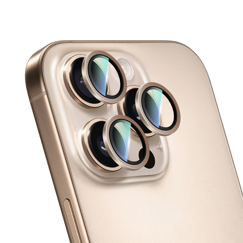 Apple iPhone 16 Pro CaseWorld Sapphire Serisi Anti Reflective Lens Koruyucu - 11