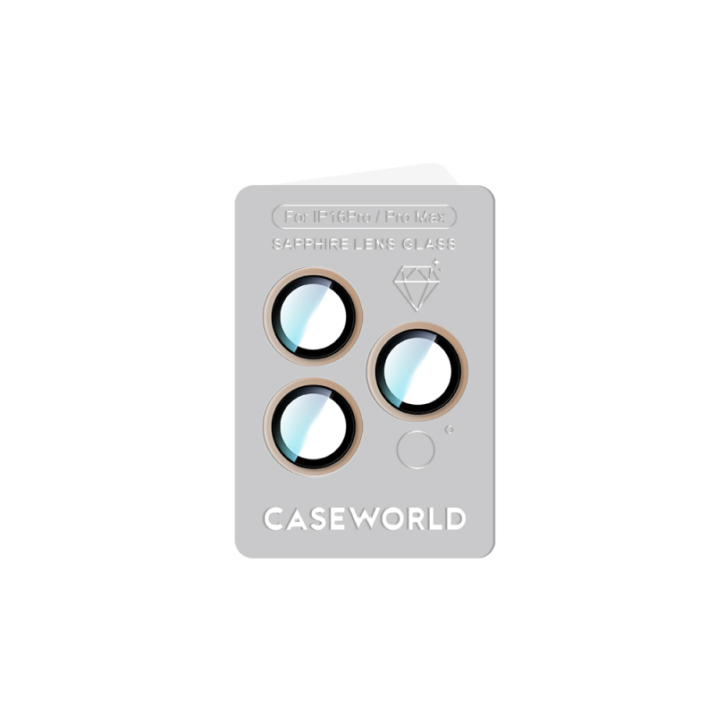 Apple iPhone 16 Pro CaseWorld Sapphire Serisi Anti Reflective Lens Koruyucu - 14