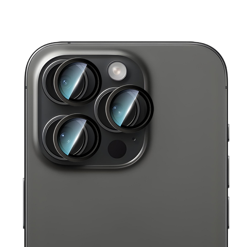 Apple iPhone 16 Pro CaseWorld Sapphire Serisi Anti Reflective Lens Koruyucu - 6
