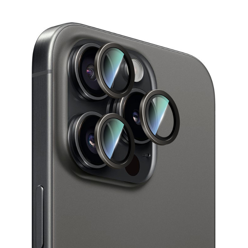 Apple iPhone 16 Pro CaseWorld Sapphire Serisi Anti Reflective Lens Koruyucu - 9