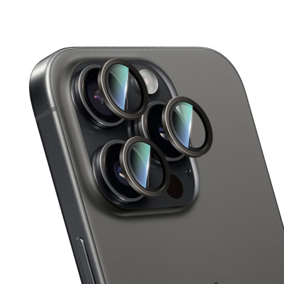 Apple iPhone 16 Pro CaseWorld Sapphire Serisi Anti Reflective Lens Koruyucu - 12