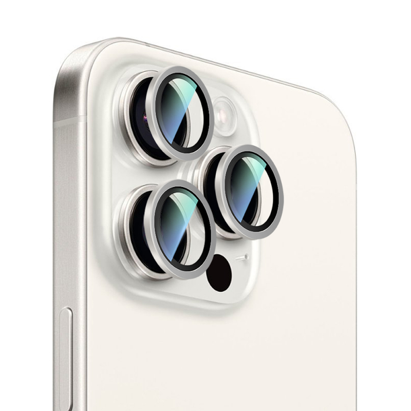 Apple iPhone 16 Pro CaseWorld Sapphire Serisi Anti Reflective Lens Koruyucu - 10