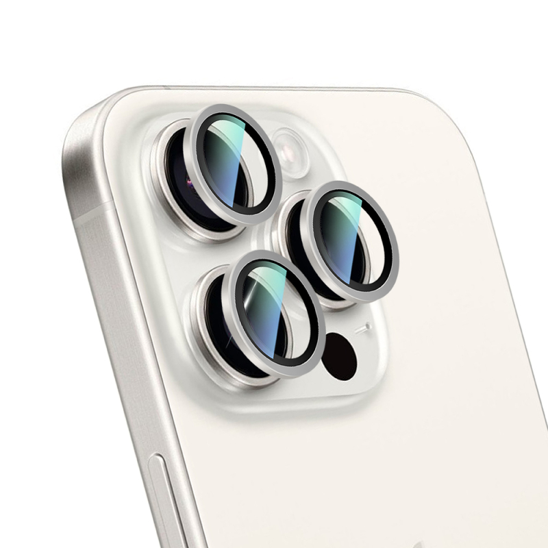 Apple iPhone 16 Pro CaseWorld Sapphire Serisi Anti Reflective Lens Koruyucu - 13