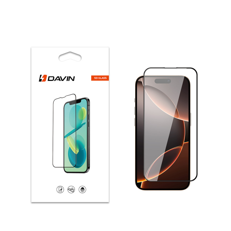 Apple iPhone 16 Pro Davin 5D Glass Screen Protector - 1