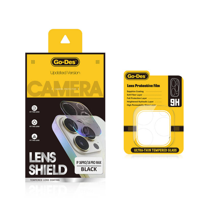 Apple iPhone 16 Pro Go Des Lens Shield CL-17 Camera Lens Protector - 1