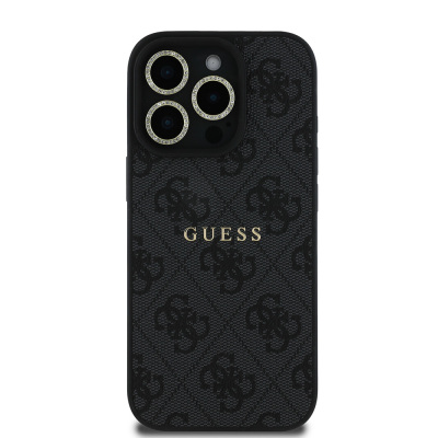 Apple iPhone 16 Pro Guess Original Licensed Case + Screen Protector + Lens Protector 3in1 Accessory Set - 7