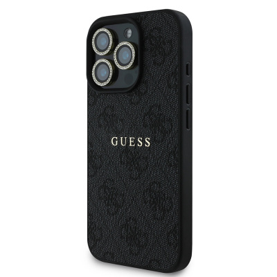 Apple iPhone 16 Pro Guess Orjinal Lisanslı Kılıf + Ekran Koruyucu + Lens Koruyucu 3in1 Aksesuar Seti - 6